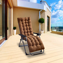 Load image into Gallery viewer, 67x22in Chaise Lounger Cushion Recliner Rocking Chair Sofa
