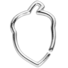 Load image into Gallery viewer, 16G 3/8 Steel Autumn Acorn Closure Ring
