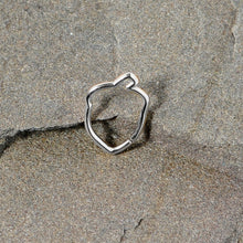 Load image into Gallery viewer, 16G 3/8 Steel Autumn Acorn Closure Ring
