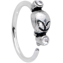 Load image into Gallery viewer, 20G 5/16 Clear Gem Outer Space Alien Nose Hoop
