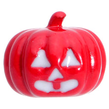Load image into Gallery viewer, 16G 5/16 Orange Pumpkin Halloween Labret Monroe Tragus
