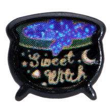 Load image into Gallery viewer, 16G 5/16 Sweet Witch Cauldron Halloween Labret Monroe Tragus
