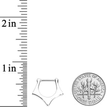 Load image into Gallery viewer, 16G 5/16 Dramatically Structured Septum Clicker
