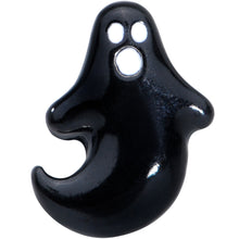Load image into Gallery viewer, 16G 1/4 Black Howling Ghost Halloween Cartilage Tragus Earring
