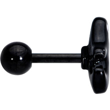 Load image into Gallery viewer, 16G 1/4 Black Howling Ghost Halloween Cartilage Tragus Earring
