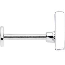 Load image into Gallery viewer, 16G 5/16  Rainbow Pride Triangle Labret Monroe Tragus
