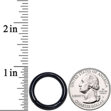 Load image into Gallery viewer, 8G 5/8 Black PVD Steel Hinged Segment Ring
