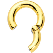 Load image into Gallery viewer, 6G 1/2 Gold Tone PVD Steel Hinged Segment Ring
