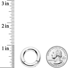 Load image into Gallery viewer, 4G 9/16 Stainless Steel Hinged Segment Ring
