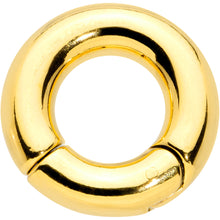 Load image into Gallery viewer, 2G 1/2 Gold Tone PVD Steel Hinged Segment Ring
