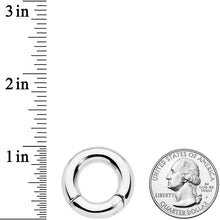 Load image into Gallery viewer, 2G 9/16 Stainless Steel Hinged Segment Ring
