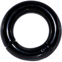Load image into Gallery viewer, 2G 5/8 Black PVD Steel Hinged Segment Ring
