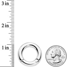 Load image into Gallery viewer, 2G 5/8 Stainless Steel Hinged Segment Ring
