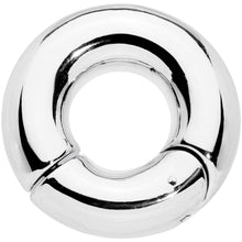 Load image into Gallery viewer, 00G 9/16 Stainless Steel Hinged Segment Ring
