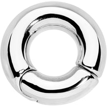 Load image into Gallery viewer, 00G 5/8 Stainless Steel Hinged Segment Ring
