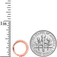 Load image into Gallery viewer, 16G 5/16 Clear CZ Gem Rose Gold Tone Hinged Segment Ring
