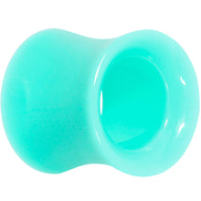 Load image into Gallery viewer, Aqua Acrylic UV Saddle Tunnel Plug Set 12mm to 26mm
