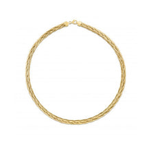 Load image into Gallery viewer, 14k Yellow Gold Rapunzel Woven Necklace
