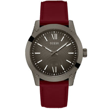 Load image into Gallery viewer, Guess Men's Dress Analog Burgundy Gunmetal
