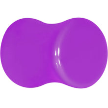 Load image into Gallery viewer, Purple Acrylic Saddle Plug Set 8G to 00G
