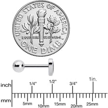 Load image into Gallery viewer, 16G 1/4 Lesbian Love Heart Cartilage Tragus Earring
