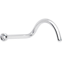Load image into Gallery viewer, 20G Clear 1.5mm Grade 23 Titanium Press Fit Left Side Nose Screw
