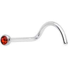 Load image into Gallery viewer, 20G Red 2mm Grade 23 Titanium Press Fit Left Side Nose Screw
