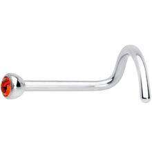 Load image into Gallery viewer, 20G Red 2mm Grade 23 Titanium Press Fit Left Side Nose Screw
