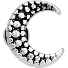 Load image into Gallery viewer, 20G 5/16 Textured Crescent Moon Nose Bone
