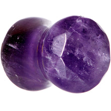 Load image into Gallery viewer, 0G Purple Amethyst Saddle Plug Set
