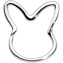 Load image into Gallery viewer, 18G 5/16 Easter Bunny Rabbit Closure Ring
