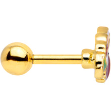 Load image into Gallery viewer, 16G 1/4 Gold Tone Snacking Squirrel Cartilage Tragus Earring
