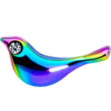 Load image into Gallery viewer, 16G 5/16 Clear Gem Rainbow Bird Labret Monroe Tragus
