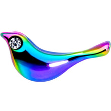 Load image into Gallery viewer, 16G 1/4 Clear Gem Rainbow Bird Labret Monroe Tragus
