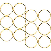 Load image into Gallery viewer, 22G 5/16 Gold Tone Anodized Seamless Circular Ring Set of 12
