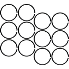 Load image into Gallery viewer, 22G 5/16 Black Anodized Seamless Circular Ring Set of 12

