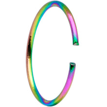 Load image into Gallery viewer, 22G 5/16 Rainbow Anodized Seamless Nose Hoop Set of 12
