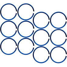 Load image into Gallery viewer, 22G 5/16 Blue Anodized Seamless Circular Ring Set of 12
