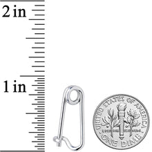 Load image into Gallery viewer, 14G Surgical Steel Safety Pin Taper Earring
