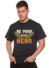 Load image into Gallery viewer, Be Your Own Hero Men's Bamboo Viscose/Organic Cotton Short Sleeve Graphic T-Shirt
