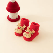 Load image into Gallery viewer, Baby Socks Christmas Newborn For Baby Boys/Girls Christmas Floor Socks Anti-Slip Baby Step Socks For Baby Kids

