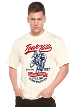 Load image into Gallery viewer, Tour De Hills Spun Bamboo® Men's Bamboo Viscose/Organic Cotton Short Sleeve Graphic T-Shirt
