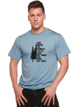 Load image into Gallery viewer, And Into The Forest I Go Men's Bamboo Viscose/Organic Cotton Short Sleeve Graphic T-Shirt
