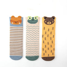 Load image into Gallery viewer, Unisex 3 Pairs Cotton Christmas Baby Socks For Children Boys And Girls Warm Soft Baby Sock
