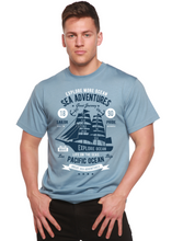 Load image into Gallery viewer, Sea Adventures Spun Bamboo® Men's Bamboo Viscose/Organic Cotton Short Sleeve Graphic T-Shirt
