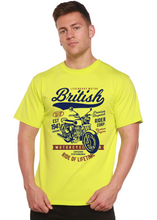 Load image into Gallery viewer, British Motorcycle Men's Bamboo Viscose/Organic Cotton Short Sleeve Graphic T-Shirt
