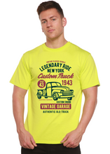 Load image into Gallery viewer, Legendary Ride Custom Truck Men's Bamboo Viscose/Organic Cotton Short Sleeve Graphic T-Shirt
