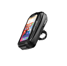 Load image into Gallery viewer, Bicycle Touchscreen Front Frame Bag Phone Case With Double Zippers Cycling Bike Accessories Bike Bag Bike Phone Bag Bike Pouch Bicycle Front Frame Bag Waterproof Top Tube Handlebar Bag Bike Phone Mount Bag Cycling Storage Bag
