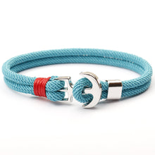 Load image into Gallery viewer, Amazing Multilayer Anchor Bracelets Charm Survival Rope Chain  Fashion Jewelry Bracelet Men For Women Best Gift

