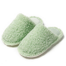 Load image into Gallery viewer, Comfortable Cotton Slippers Home Women Winter Indoor Non-Slip Warmth Shoes Couple Plush Slippers Unisex Men's And Women's House Slippers Indoor Memory Foam Cotton Slippers
